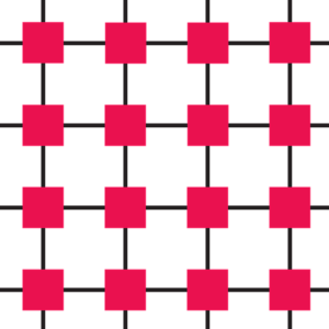 red ,squares, and, black lines