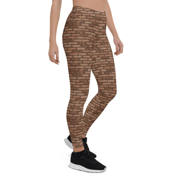 brick printed on women leggings
