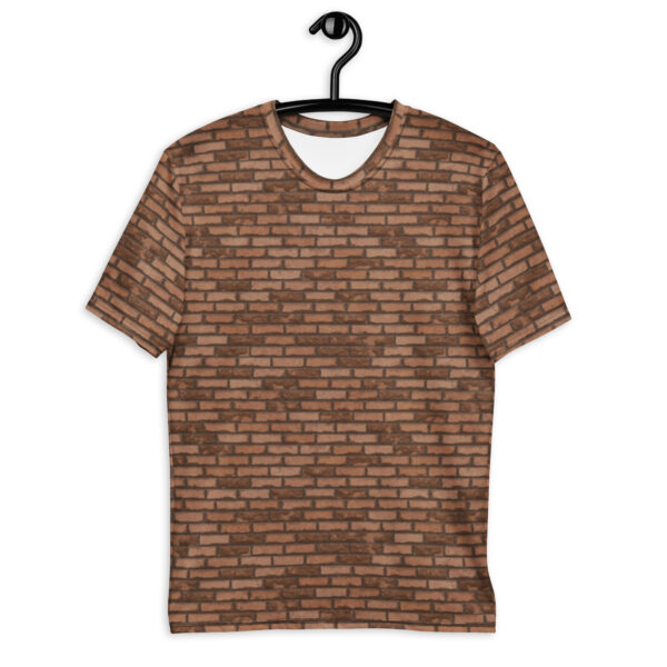 men's t shirt full of brick